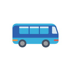  Modern Shuttle Bus Icon for Airport Transport