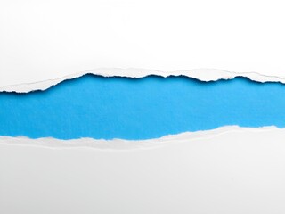 Generated image. textura papel blanco rasgado roto torn paper blue