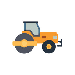  Dynamic Road Roller Graphic for Roadwork Projects