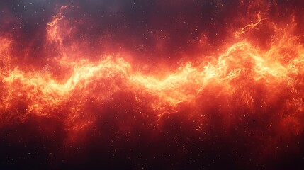 Fototapeta premium Fiery red flame wallpaper design high resolution hd image