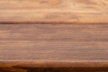 Close-up of natural wooden texture with a smooth and rustic surface