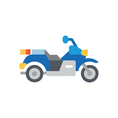  Dynamic Police Motorcycle Icon for Law Enforcement