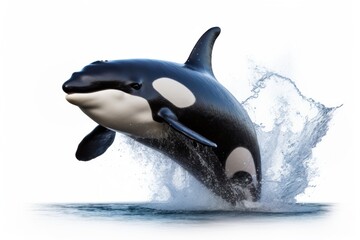 Obraz premium Orca animal mammal whale.