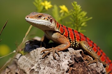 Obraz premium Northern alligator lizard wildlife reptile animal.