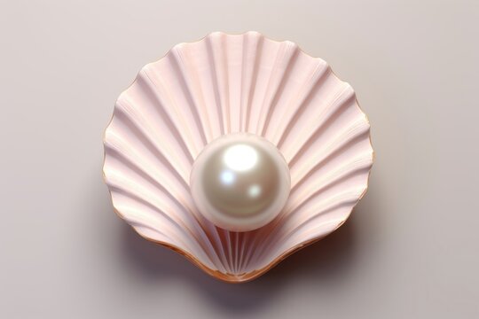 Pearl jewelry shell invertebrate.