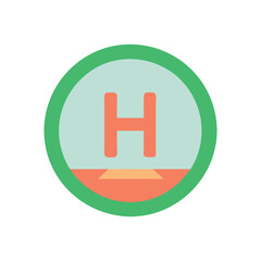  Helicopter Landing Pad Icon for Safety