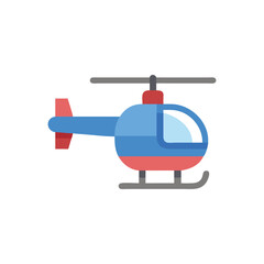  Stylized Helicopter Icon for Aerial Services