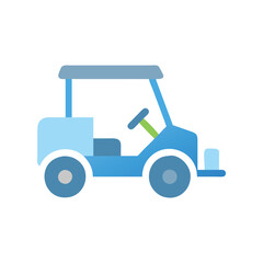 Fototapeta premium Golf Cart Icon for Eco-Friendly Transport