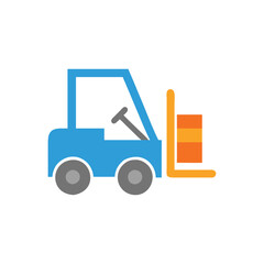  Vector Icon of Forklift for Material Handling