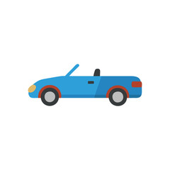 Fototapeta premium Convertible Car Icon for Modern Travel