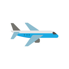  Stylized Commercial Airplane Icon for Airlines