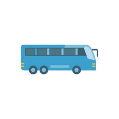  Stylized Coach Bus Icon for Travel Services
