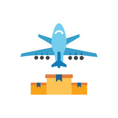  Cargo Plane Icon for Freight Transport