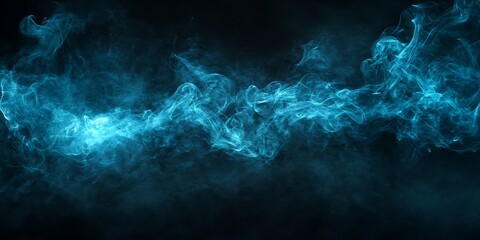 Fototapeta premium Abstract Blue Smoke Background (1)