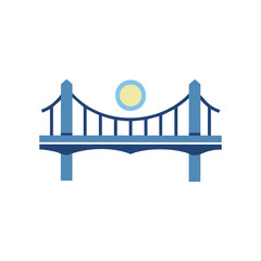  Stylized Bridge Icon for Architecture