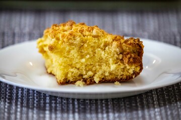 Traditional cuca with farofa. The most traditional Brazilian cuca © Adilson