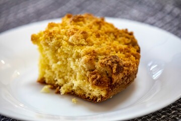 Traditional cuca with farofa. The most traditional Brazilian cuca © Adilson