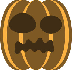 illustration of jack o lantern pumpkin