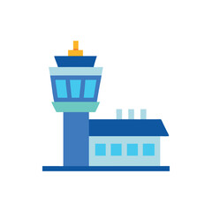  Airport Control Tower Icon for Aviation