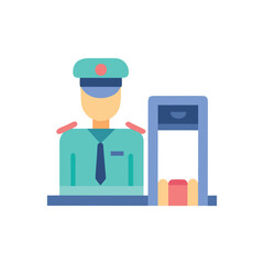  Airport Security Check Icon Design