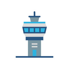  Airport Control Tower Icon Design