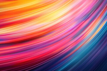 Fototapeta premium Vibrant swirls of color create a dynamic and lively abstract pattern