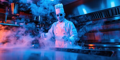 Fototapeta premium ghost kitchen 