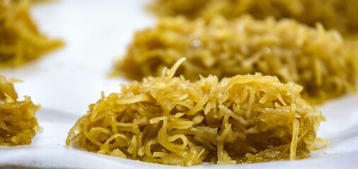 Traditional Brazilian coconut candy prepared using the classic method