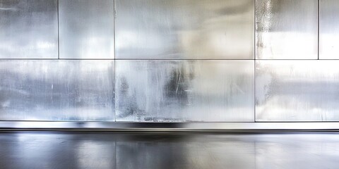 Obraz premium commercial kitchen, stainless steel, clean