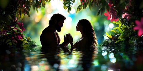  adam and eve in the garden of eden