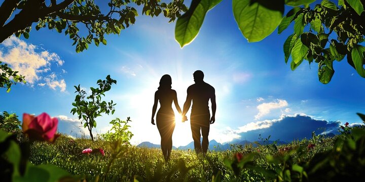  adam and eve in the garden of eden