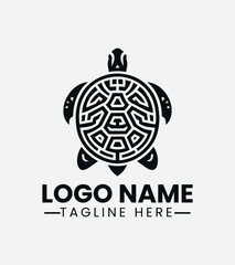 Tortoise Logo Design, Land Turtle Logo
