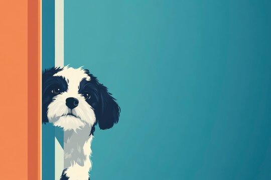 chilguy dog cute vector stule minimalism