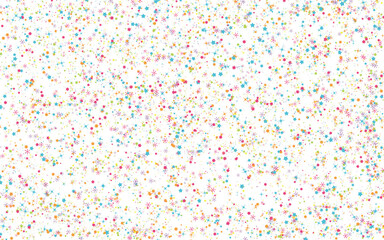 Colorful stardust pattern. Tiny sparkle stars transparent background.