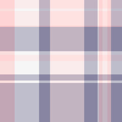 Subtle pastel plaid pattern.  Soft pink, lavender, and grey hues create a calming, versatile design perfect for backgrounds, textiles, or website designs.