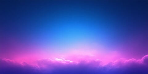 Obraz premium Vibrant Neon Cloudscape