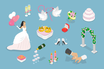 3D Isometric Flat Vector Illustration of Elegance And Luxury, Royal Diadem