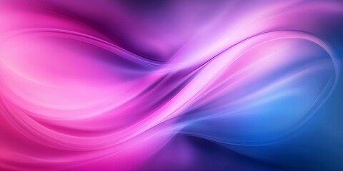 Dynamic waves of neon light flow through soft gradients of purple and blue, creating an abstract background perfect for modern design