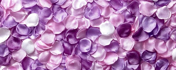 Obraz premium Close-up of delicate purple flower petals, ideal for floral backgrounds and soft romantic themes.