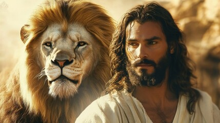 Jesus, the Lion of Judah, fulfillment of the prophecy.