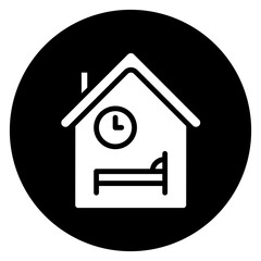 Inverted Bold Circle Accomodation Glyph