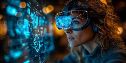 Immersive VR Workspace with 3D Holographic Collaboration  
