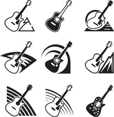 set of guitar icon