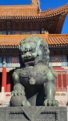 Chinese imperial guardian lion