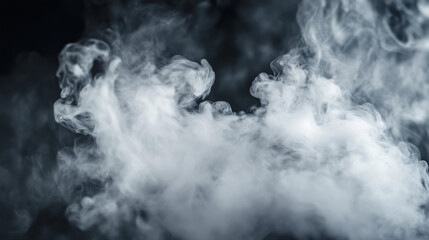 A collection of detailed close-up shots capturing the delicate movement of white steam or smoke.