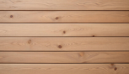 Fototapeta premium Close-up of pale wooden planks with natural knots