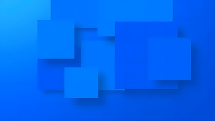 Abstract blue background with geometric squares and digital texture