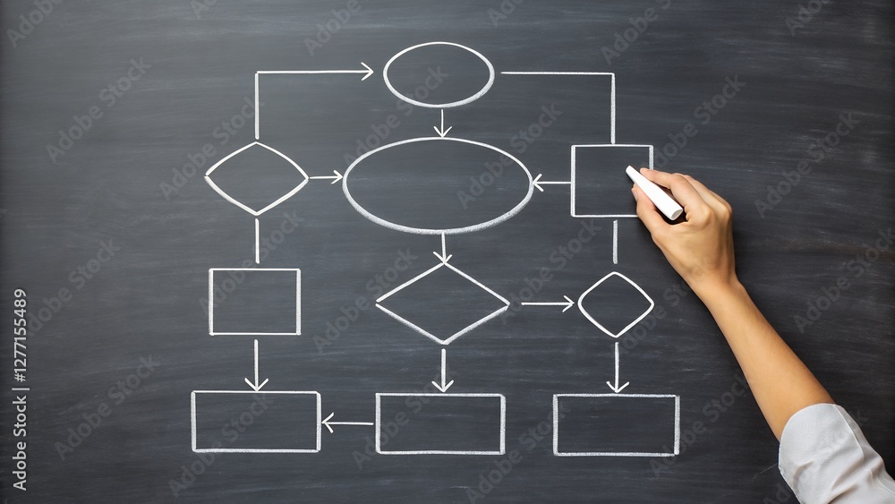 Poster Innovative Business Process and Workflow Concept for Improved Efficiency and Productivity in Modern Corporations and Organizations Seeking Growth