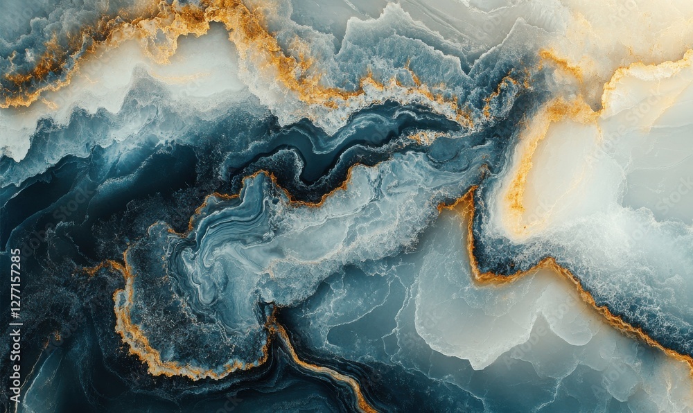 Poster abstract marble textures with soft gray tones and subtle veining, creating a minimalist and elegant 