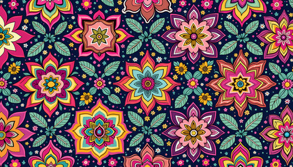 An array of exquisite colors interwoven to create a one-of-a-kind pattern